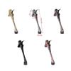 Metal Doorstop Heavy Duty Adjustable Kickdown Door Stop Door Holder with Nonslip Rubber Tip Easy to Set Down and Release