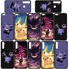 Phone Case for Samsung Galaxy S25 S23 S22 S24 Ultra FE Plus S9 A05 A06 A15 A16 A36 A37 A35 A54 A55 A56 A57 A25 A53 A17 Pikachu Pokemon GO Gengar Cover