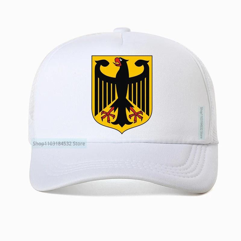 GERMAN EAGLE cap GERMANY STATE COAT OF ARMS Baseball Caps summer Breathable Mesh Trucker hats deutschland hat