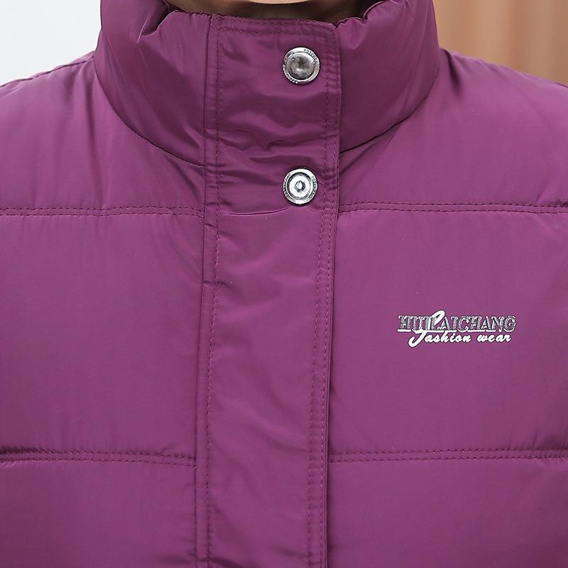 Vest Women's Autumn and Winter Short Vest Down Cotton Vest Wear Vest Old Lady