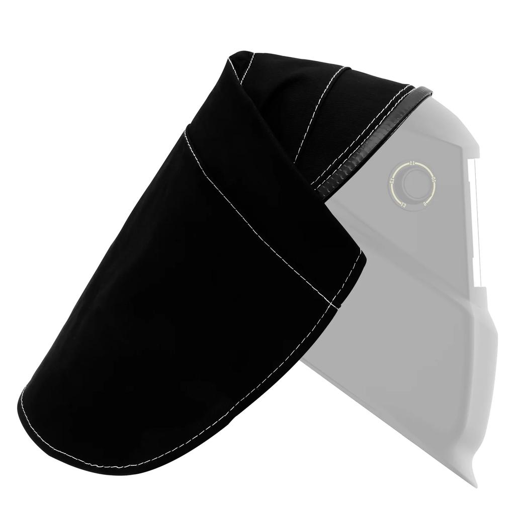 Welding Helmet Cover Fireproof Full Protective Cotton Fabric Welding Worker Helmet Extended head Cover Fireproof Welding Cap