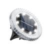 Solar underground light, outdoor waterproof LED ground plug lawn light, garden villa decoration courtyard light