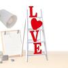 LOVE Valentine Ladder Model Tabletop Wooden Ornaments Home Decoration For Girlfriend Wife Gift Holiday Decorations
