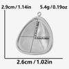 6pcs Sun Heart Cloud Geometric Blank Cabochon Base Pendant Stainless Steel Charms For Jewelry Making Bulk Fit DIY Oil Drop Stone