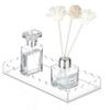 Perfume Display Makeup Organizer Easy To Clean Fan-shaped Scalloped Edge Premium Acrylic Scratch-resistant Finish