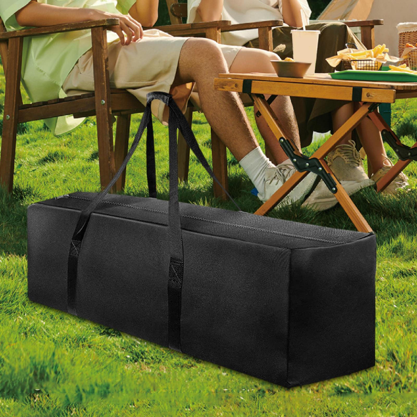 

Сумка для хранения туристического снаряжения, дорожная сумка для перемещения на открытом воздухе Black 115x30x30cm