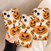 Halloween pumpkin is suitable for iPhone17 mobile phone case Apple 16Pro airbag 14/15 factory anti-drop 13 generation