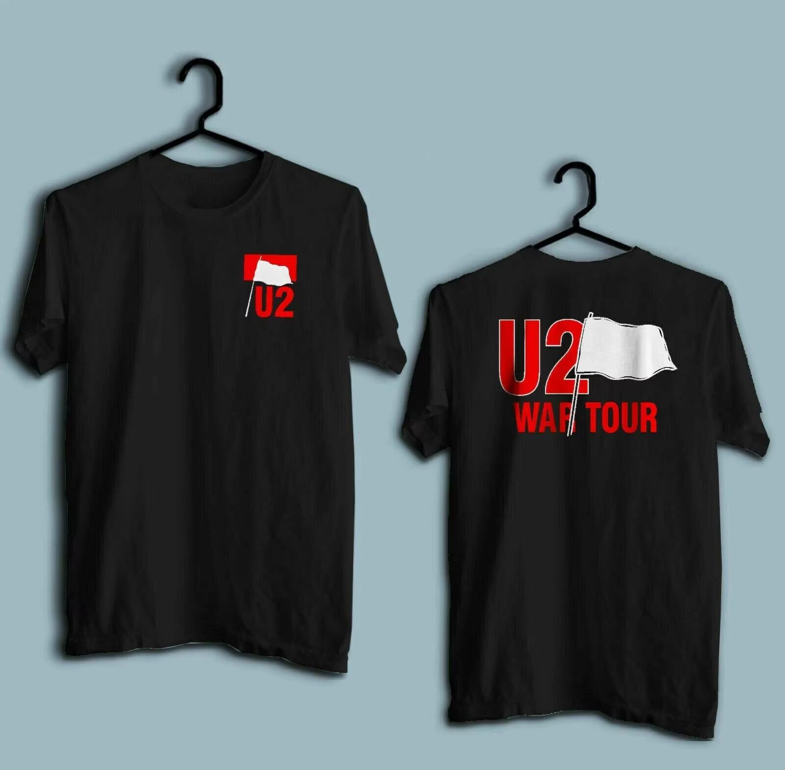 The U2 War Tour Music Band Unisex Black TShirt Gift Fan Size S3XL Is for Both Unisex and Women Top Y2k Summer S