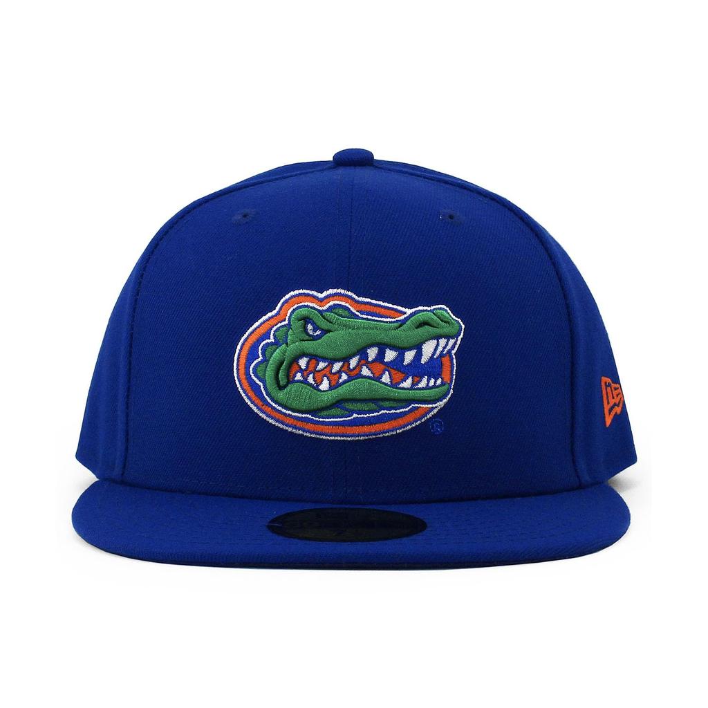[New Era] 59FIFTY Florida Gators [NCAA TEAM-BASIC FITTED CAP] FLORIDA GATORS 5950 Hat College University COLLEGE Blue (7-18 (approx. 56.8 Cm)) [Used]