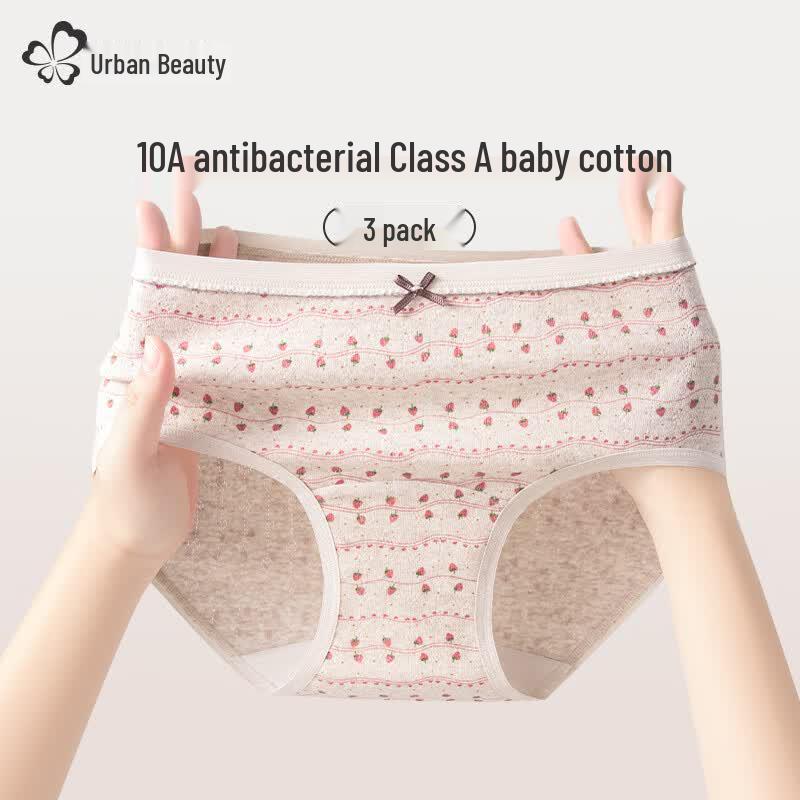 Urban Beauty Women s A-Class Cotton Antibacterial Briefs L
