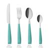 Set de coutellerie - EXZACT - WF232W - 16 pièces - Acier inoxydable - Turquoise