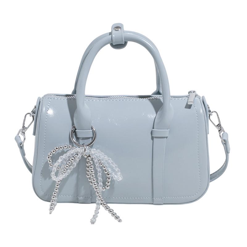 

2025 Весна Женская Модная Сумка-тоут кроссбоди в корейском стиле ретро синий