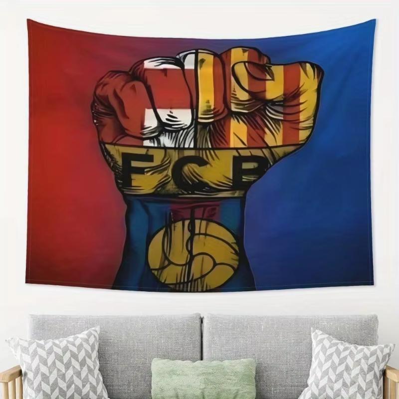 

Barcelona Theme Wall Tapestry Art Decor for Bedroom Living Room Office Party Background Hanging Decorations 74x94cm(29x37in)