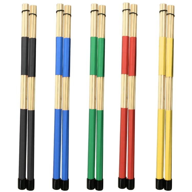1 Pair Bamboo Drumsticks Brushes Multi-Rod Bundle Sticks Percussion Accessories