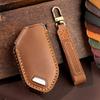 5/6/7/8 Bottons Genuine Leather Auto Key Fob Cover Case Key Ring Fit For Kia Carens Picanto Gt Line Carnival K8 Rio Telluride Auto Accessories