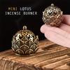 1pc Lotus Incense Holder,Small Inscent Cone Burner,Mini Asian Style Lotus Flower Zen Decor Gift