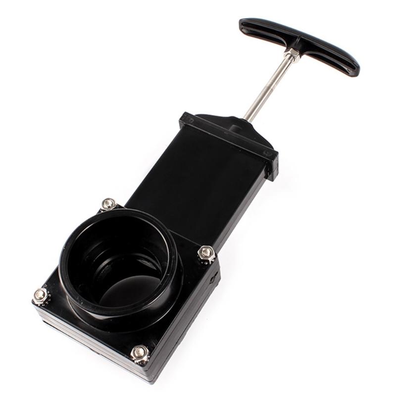 Trailer RV Drainage Pipe for Valve Sewer Hose for Valve Adapter Knife Water Gate Connector with Durable Handle