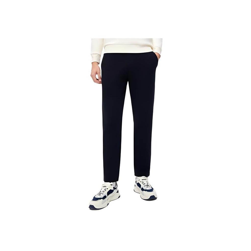 Fila Solid Color Simple Fashion Knitted Sports Pants Men Pants Black F51M348602ABK