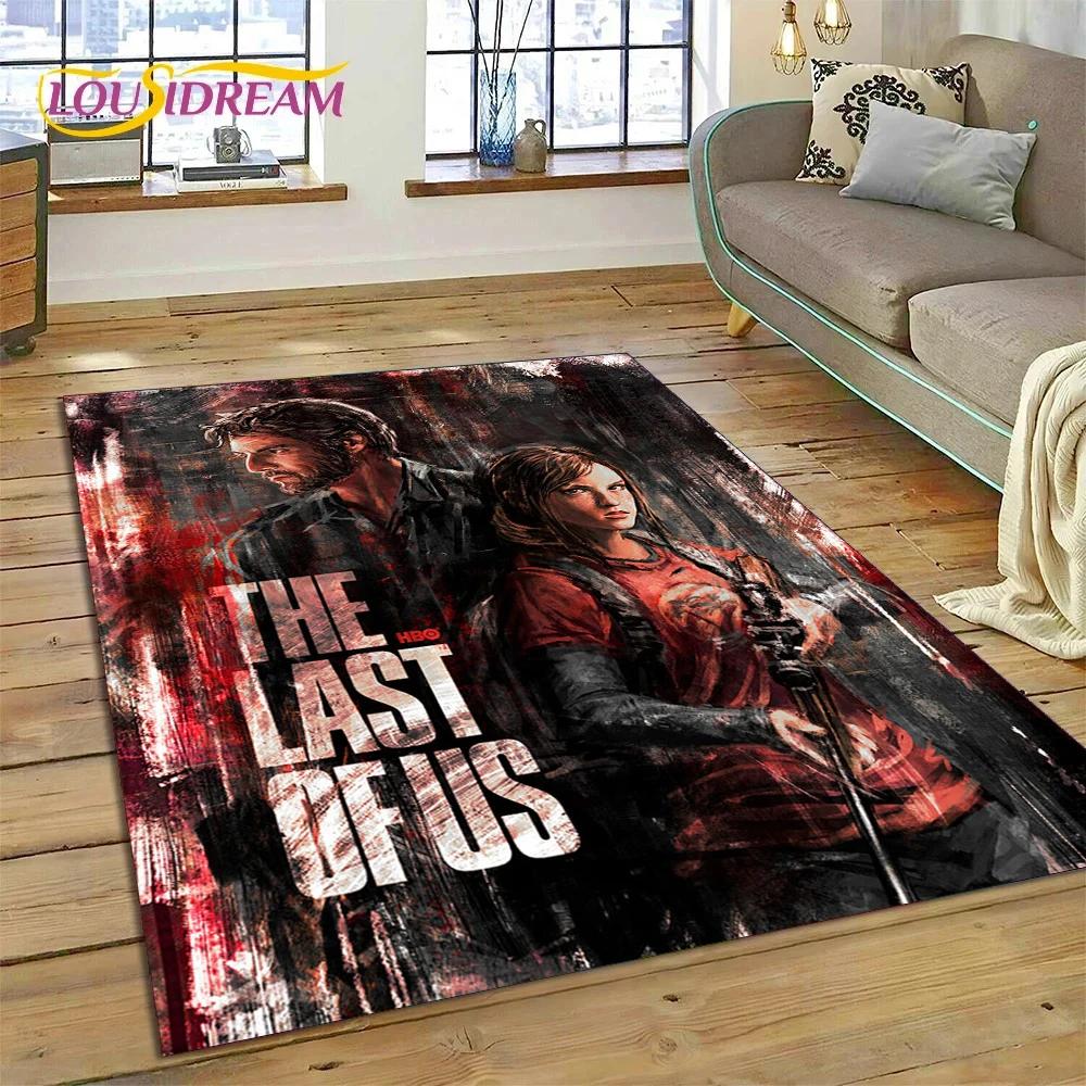 

3D Килим The Last of Us Жахи Гра Телевізор Джоел Педро для Вітальні Спальні Домашній Декор, Нековзна Прикраса для Дивана Килимок для Входу Подарунки 150cm x 220cm