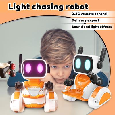 Light-chasing Robot, Intelligent Follow-up Desktop Electronic Pet Robot Toy