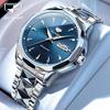 JINSHIDUN New Business and Leisure Men's Watch Automatic Mechanical Watch Tungsten Steel Double Calendar Luminous Waterproof High-end Watch