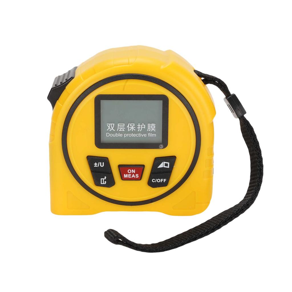3in1 Laser Tape Measure 131ft Laser Measurement &16.4ft Manual Tape Ruler with Roller Measuring LCD for