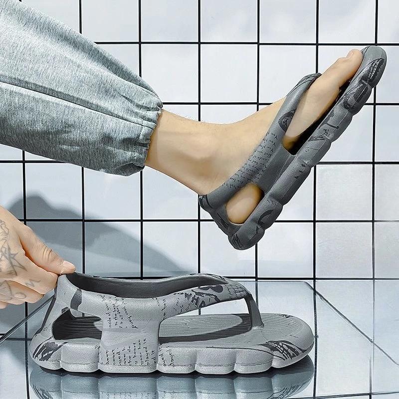 Fashion Flip Flops Male Shoe Rubber Flat In Welcome Deal Wholesale Eva Big Size Summer Sale Descount Pvc New Low Price 2025 Men's Sandal