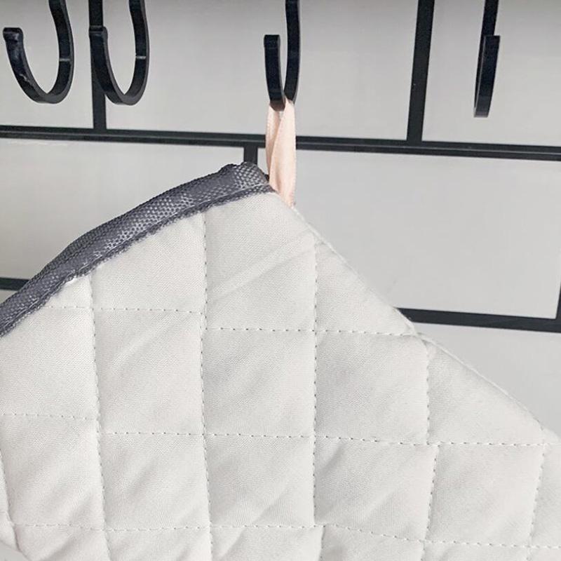 2Pcs Cotton Oven Thick Gloves Heatproof Mitten Kitchen Cooking Microwave Mitt