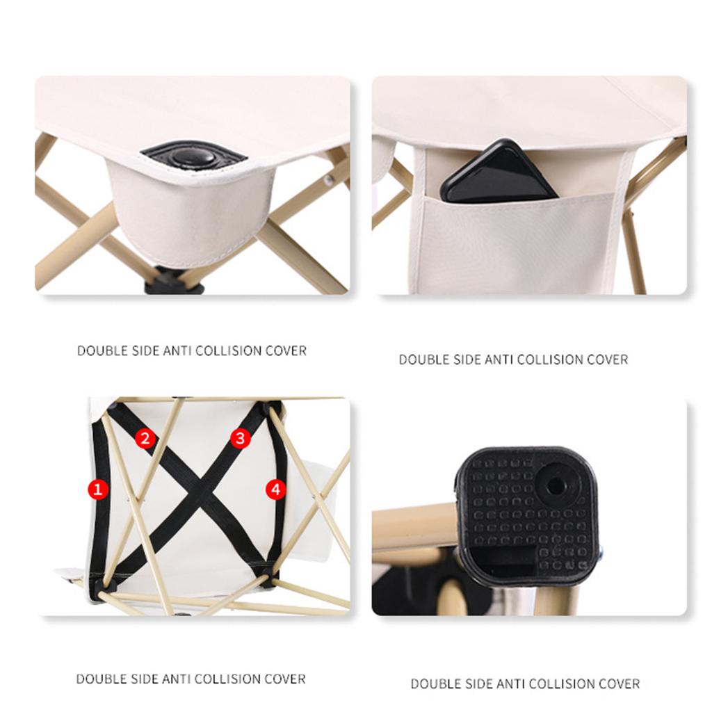 Outdoor Portable Folding Chair Lightweight Compact Foldable Chair for Outdoor Travel Picnic