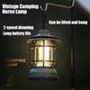 Camping Lamp Outdoor Retro Lantern Torch LED Light Retro Hanging Lamp Rechargeable Portable Campsite Light Tent Emergency Light Christmas Lighting