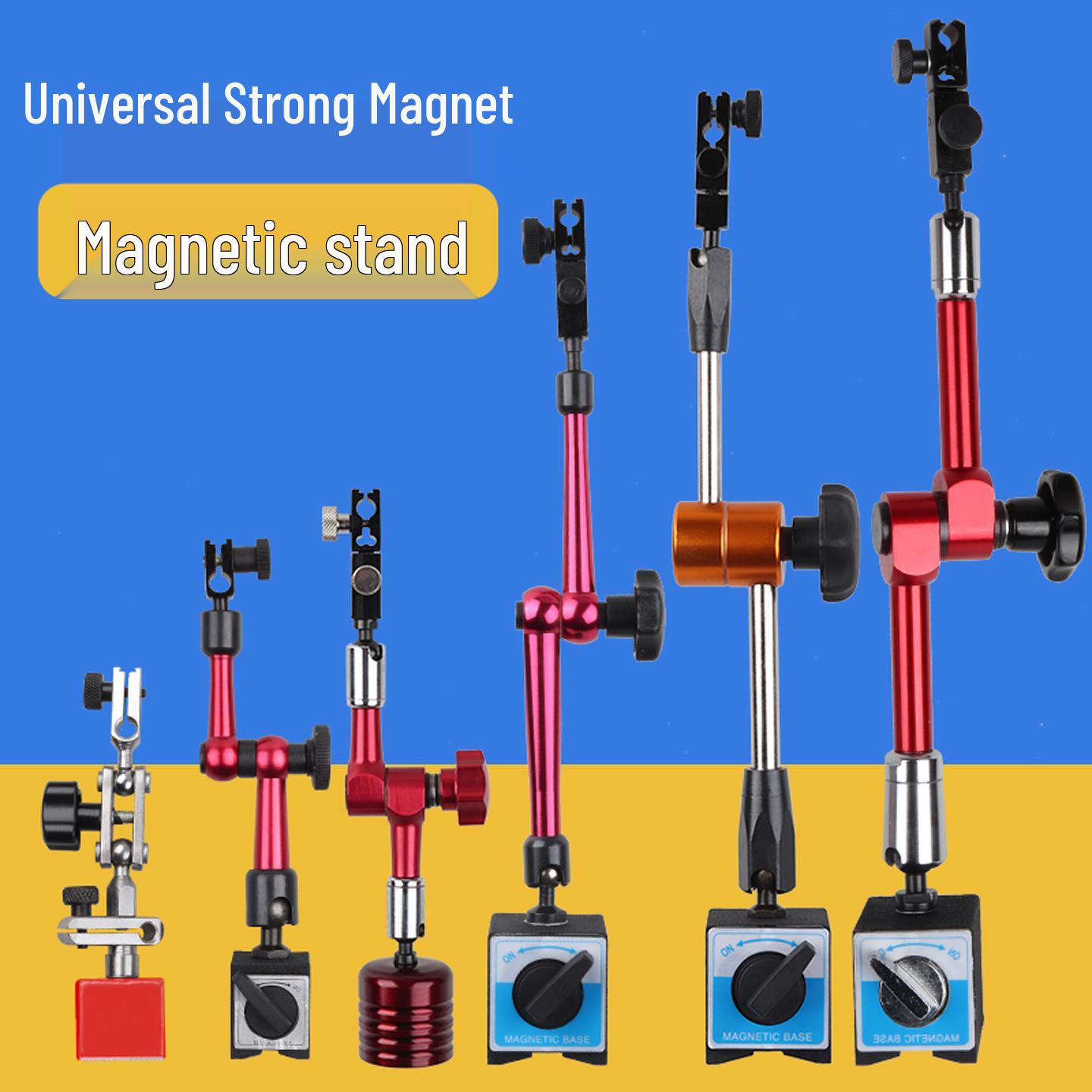 Universal Strong Magnetic Dial Indicator Stand with Hydraulic Lever and Micrometer Base Model 1 Alloy Universal Small Stand