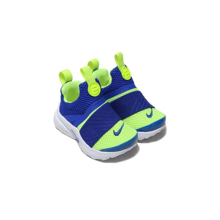 Nike Presto Extreme Round Tip Low top Running Shoes Blue Yellow Infant Toddler (Unisex) Toddler Shoes 870019 406