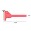 Woodworking Sliding Gauge Aluminum Alloy T Ruler Scribing Marking Gauge Measuring Tools Removable Limit Gauge DIY Carpentry Tool