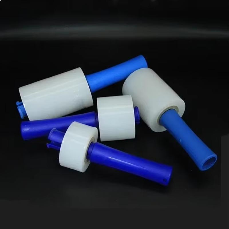 Transparent PE Stretch Film Industrial Packaging Autohesion Powerful Stretching Vegetable Fruits Sub Package Fresh Keeping Film