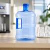 Refillable Storage Bucket Reusable Water Jug with Easy Grip Handle, Clear PET Camping Dispenser Bottle, Portable Container for Home Office And