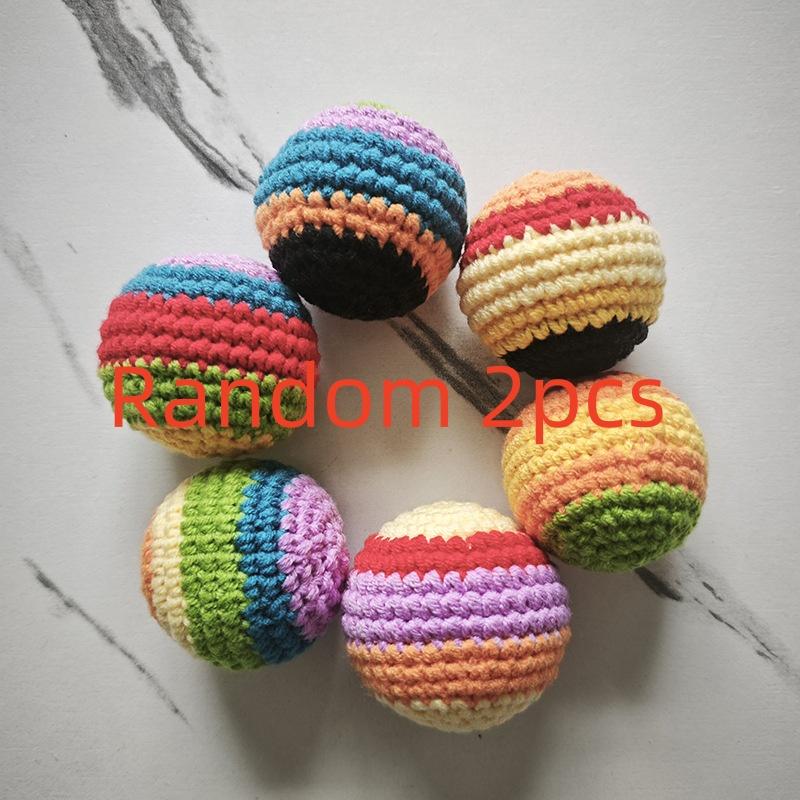 New Outdoor Handmade Footbag Sacks Juggling Balls for Children Adults Outdoor Games
