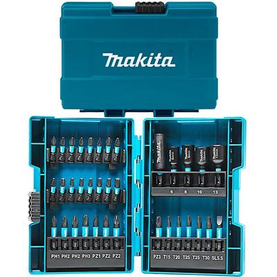 Impact Driver Bit Socket Set of 35 Hexagonal Shaft Shank with Case 6.35mm E-06638 [Item]