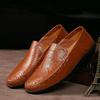 Men Loafers Leather Shoes For Men Casual Shoes Moccasins Breathable Sneakers Men Driving Shoes Comfort Flats