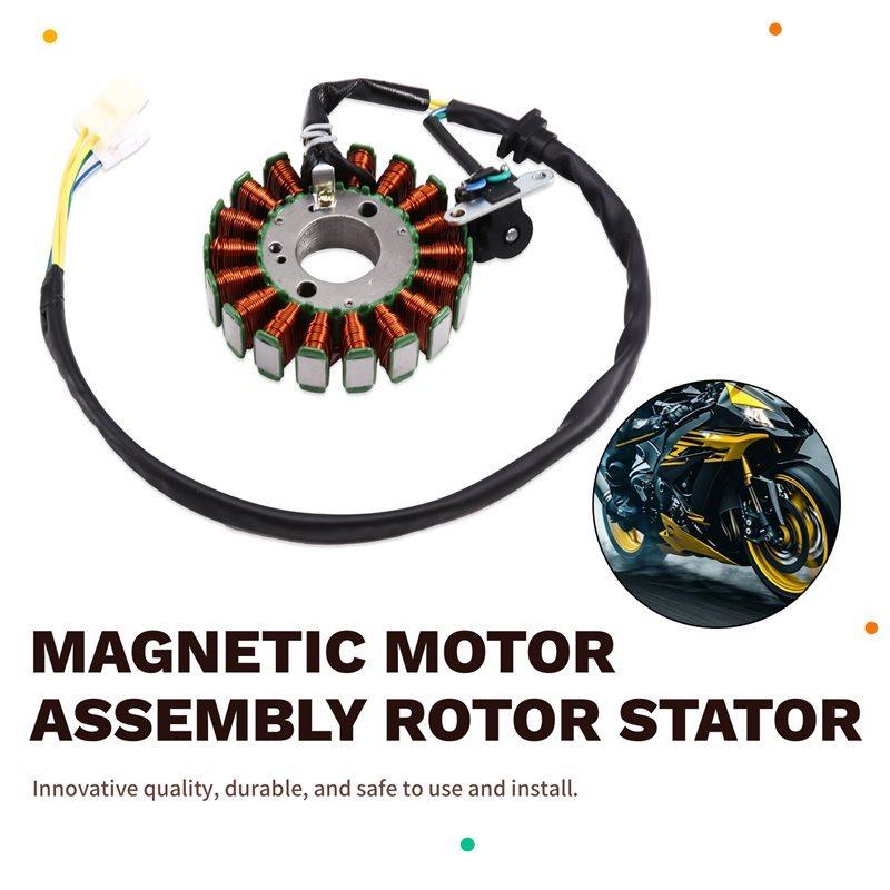 Magneto Assembly For GY6 125 150Cc 152QMI 157QMJ Electronic Motorcycles Rotor Stator Flywheel Generator Coil