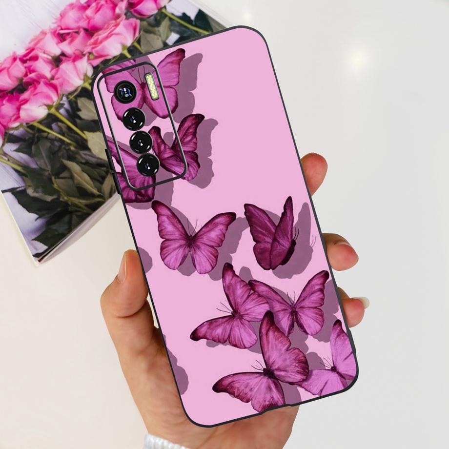 For Tecno Camon 17 Pro / Camon17 CG6 CG8 Case Cute Cartoon Dragon Astronaut Pattern Luxury Soft Silicon Phone Bumper Back Cover