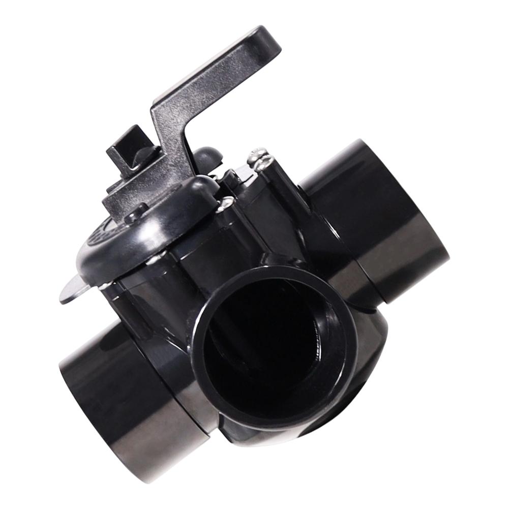Three Port Valve for Pentair Plumbing Networks Featuring Standardized 2 Inch ID and 2-1/2 Inch OD Interface Sizes