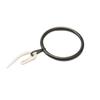 Curtain Drapery Metal Hanging Rings With Plastic Hooks For Curtains And Rods