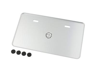 POSH 500291-03-10 Motorcycle Supplies, Aluminum License Plate for Motorcycles, L Size, Compatible with New Standards, For Over 126 Cc, Silver