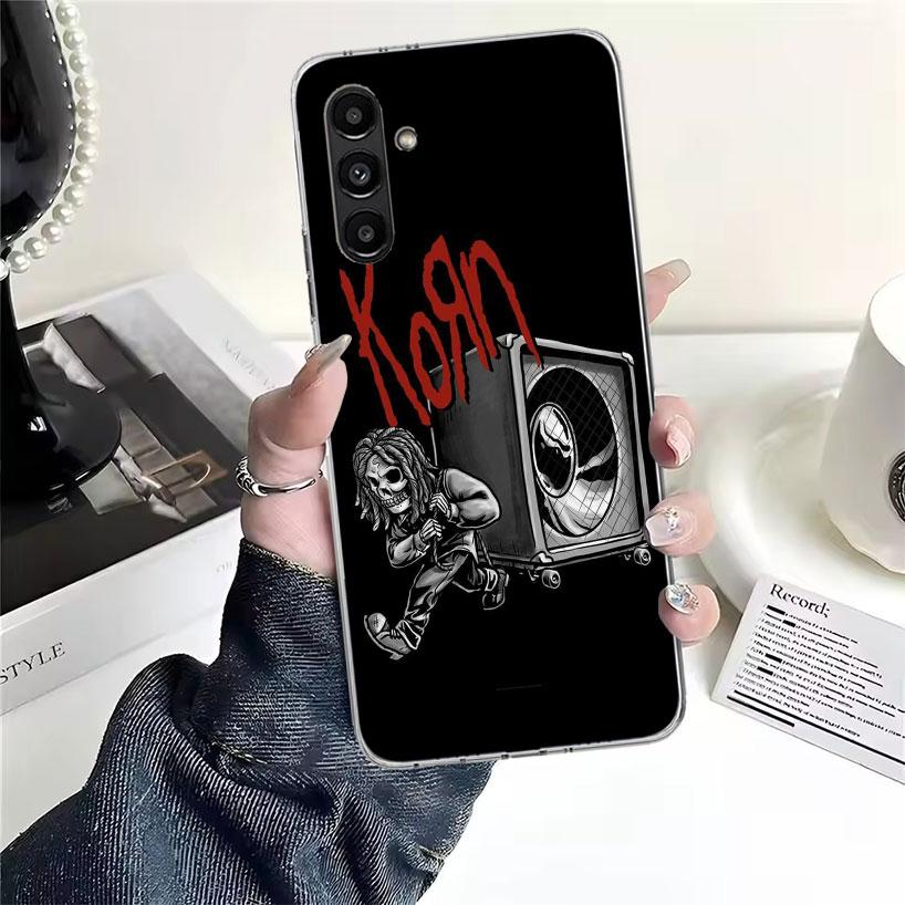 K-Korn Rock Band Phone Case For Samsung Galaxy A13 A14 A15 A16 A17 A53 A54 A55 A56 A57 A33 A34 A35 A36 A37 A23 A24 A25 A26 Galax