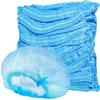 100 PCS Disposable Non Woven Bouffant Caps One Size Fits Most Breathable Anti Hair Shedding for Home Renovation Work