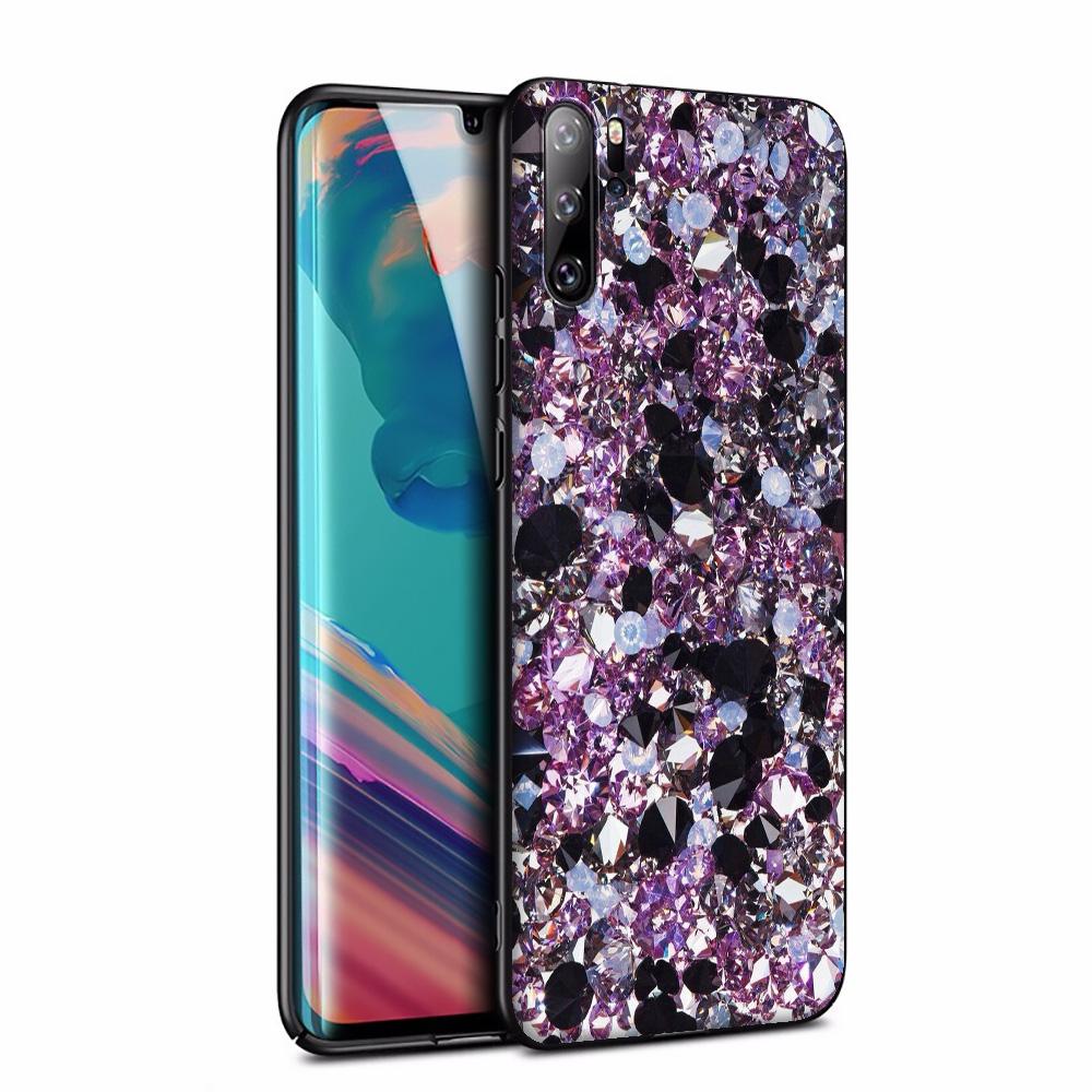 Silikonové pouzdro GX55 Crystal Diamond pro Honor 6A 7A 3GB 7C 7X 8 8A 8X 8C 9 10 Lite View 20S 9A 10X Max Pro