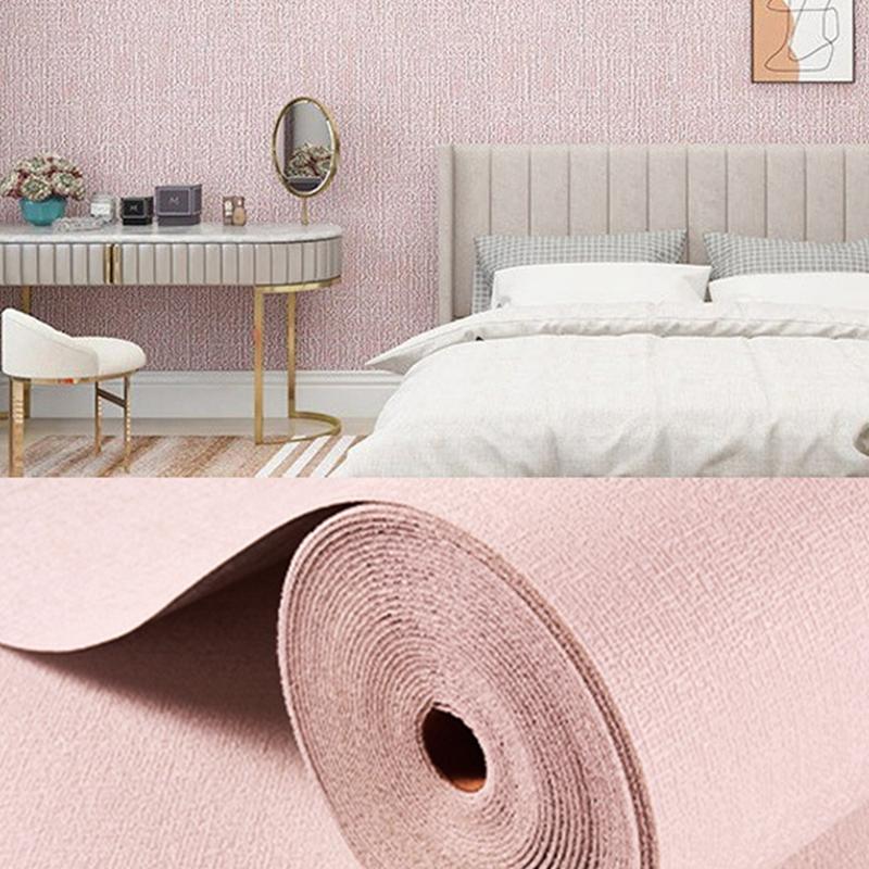Papel Pintado 3D XPE Color Sólido Lino 3m Autoadhesivo Impermeable y a Prueba de Humedad Dormitorio Sala de Estar Fondo Decoración del Hogar