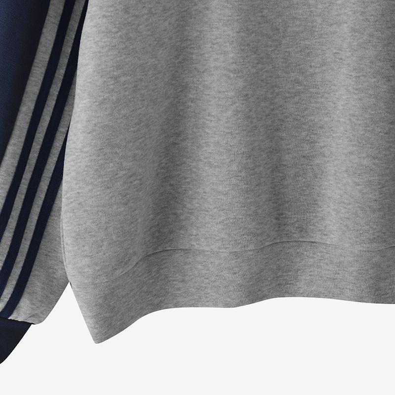 ZANZEA Women Casual Round Neck Patchwork Long Sleeve Pullover Sweatshirts