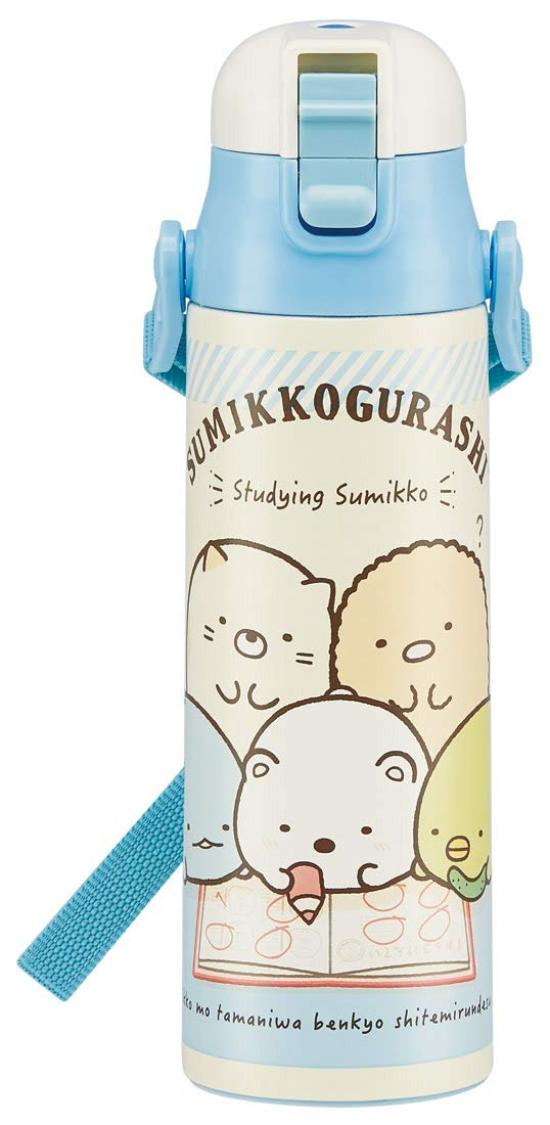 

Skater Sports Bottle Direct Drinking Water Bottle Stainless Steel Sumikkogurashi Obenkyo 580ml SDC6N