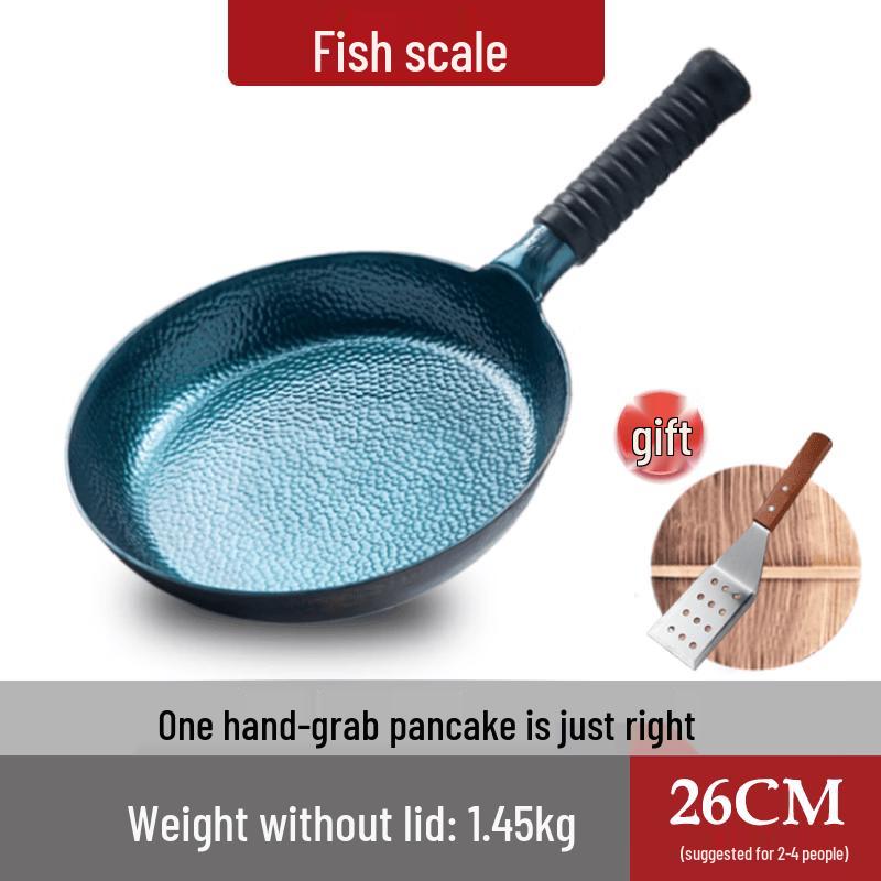 Handmade Pure Iron Frying Pan